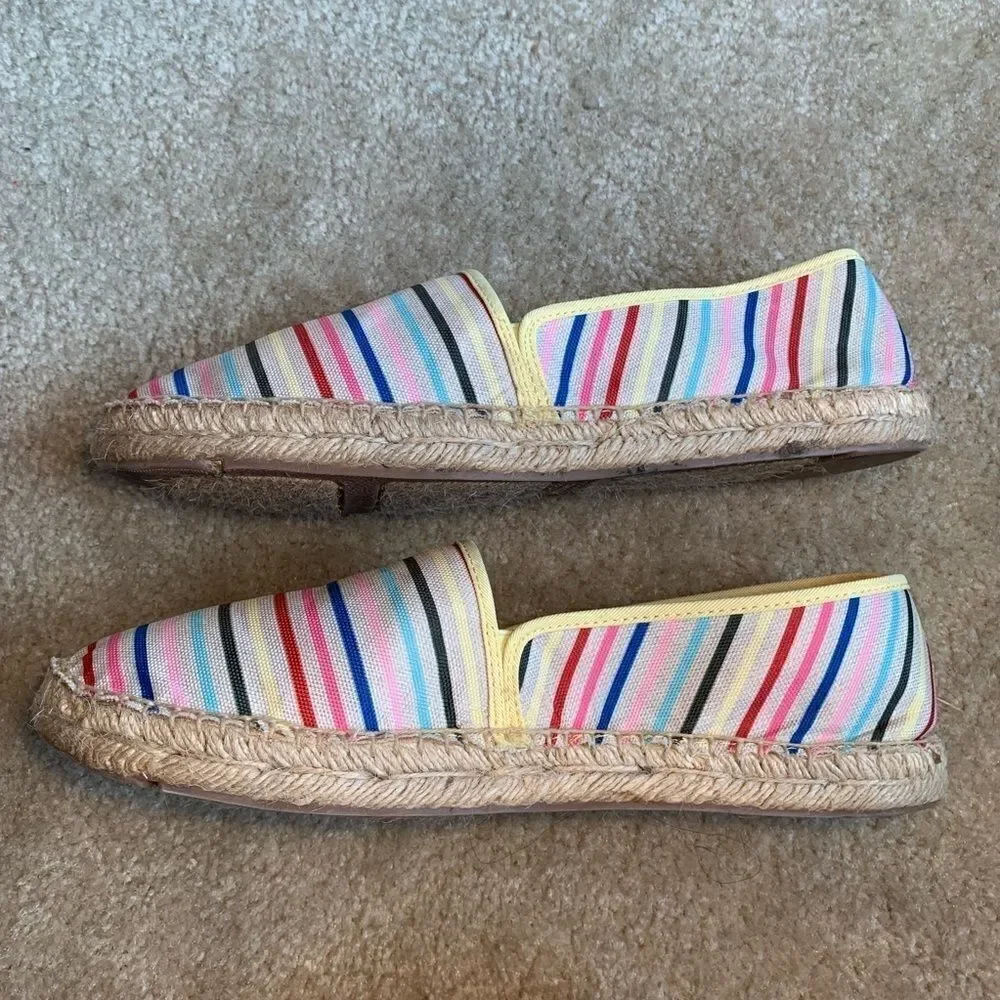 Talbots striped espadrilles